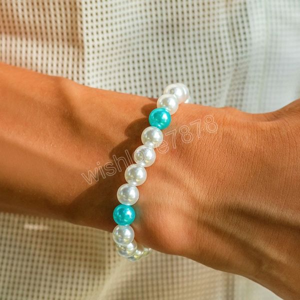 simple imitation pearl beads bracelets for men trendy beaded hand chains on the hand accessories 2023 fashion jewelry male gifts, Golden;silver
simple imitation pearl beads bracelets for men trendy beaded hand chains on the hand accessories 2023 fashion jewelry male gifts, Golden;silver
