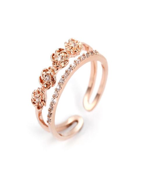 v364 double layer cute romantic rose flower rings rosegold ring s925 sterling silver zircon opening adjustable size hand jewelry5067607, Slivery;golden
v364 double layer cute romantic rose flower rings rosegold ring s925 sterling silver zircon opening adjustable size hand jewelry5067607, Slivery;golden