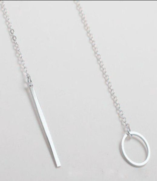 chains 1pc womens unique charming tone bar circle lariat necklace chic y shaped gold color style pendant7314136, Silver
chains 1pc womens unique charming tone bar circle lariat necklace chic y shaped gold color style pendant7314136, Silver