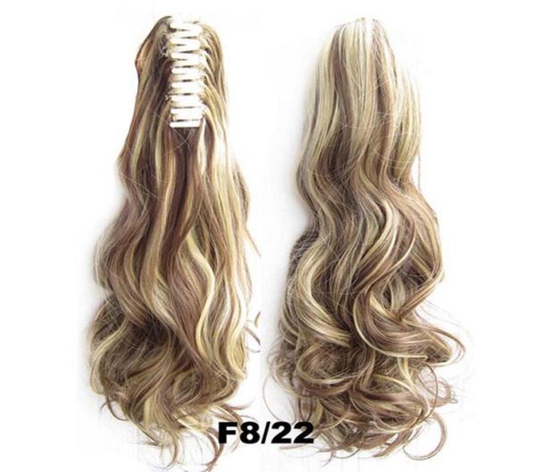 fashion curly pony tail 55cm long wavy blackbrown claw synthetic ponytail high temperature fiber hairpiece multicolor selection7582974, Black
fashion curly pony tail 55cm long wavy blackbrown claw synthetic ponytail high temperature fiber hairpiece multicolor selection7582974, Black