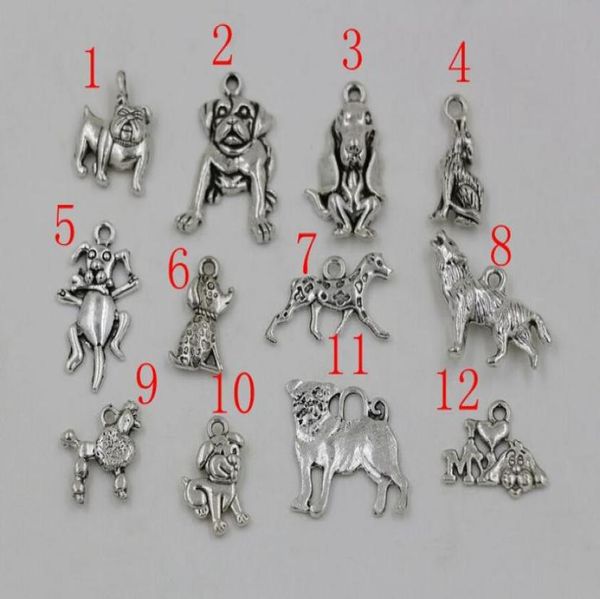 sell 120pcs antiqued silver mixed dog charm pendant jewelry diy 12 style4667529, Bronze;silver
sell 120pcs antiqued silver mixed dog charm pendant jewelry diy 12 style4667529, Bronze;silver