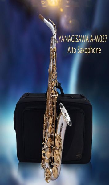 new alto eb tone saxophone yanagisawa aw037 silver plated gold key sax musical instrument with mouthpiece case gloves9924665
new alto eb tone saxophone yanagisawa aw037 silver plated gold key sax musical instrument with mouthpiece case gloves9924665