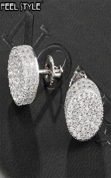 hip hop 1pair micro full paved round zircon cz stone bling iced out stud earring copper earrings for men jewelry 2201254294652, Golden;silver
hip hop 1pair micro full paved round zircon cz stone bling iced out stud earring copper earrings for men jewelry 2201254294652, Golden;silver