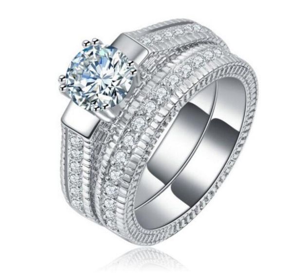 fast sona synthetic diamond engagement ring semi mount 18k white gold wedding diamond ring double layer combination 1512169, Slivery;golden
fast sona synthetic diamond engagement ring semi mount 18k white gold wedding diamond ring double layer combination 1512169, Slivery;golden