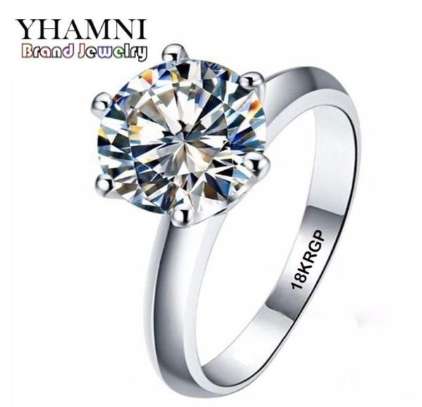 yhamni real pure white gold ring 18krgp stamp rings set 3 carat cz diamond wedding rings for women ring r168865691256713244, Slivery;golden
yhamni real pure white gold ring 18krgp stamp rings set 3 carat cz diamond wedding rings for women ring r168865691256713244, Slivery;golden
