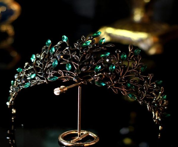luxury baroque black green crystal leaf bridal crown tiaras rhinestone crowns infantis brides headbands wedding hair accessories y2599439, White;golden
luxury baroque black green crystal leaf bridal crown tiaras rhinestone crowns infantis brides headbands wedding hair accessories y2599439, White;golden