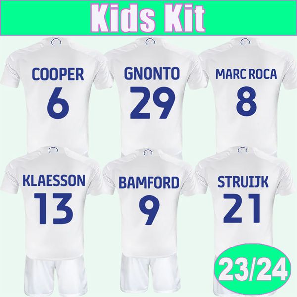 23 24 adams kids kit bamford soccer jerseys harrison klaesson sinisterra summerville cooper struijk home children's suit football shirt, Black
23 24 adams kids kit bamford soccer jerseys harrison klaesson sinisterra summerville cooper struijk home children's suit football shirt, Black