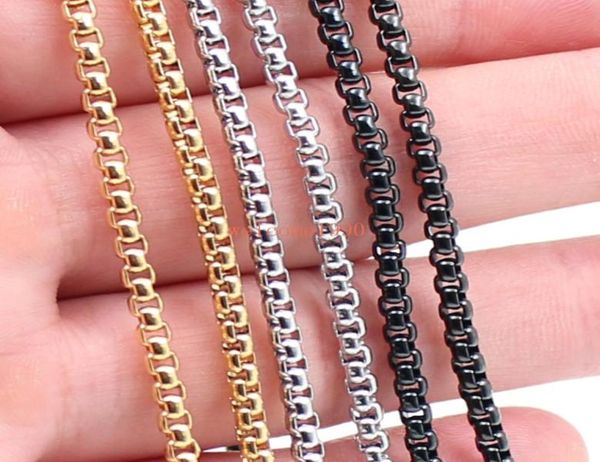 whole 5pcs jewelry wide 3mm box rolo chain necklace stainless steel fashion men039s women jewelry silver gold black 18 1005248
whole 5pcs jewelry wide 3mm box rolo chain necklace stainless steel fashion men039s women jewelry silver gold black 18 1005248