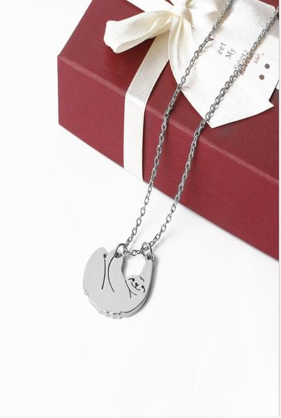 new arrival creative fashion sloth pendant necklace accessories zj18586439795, Silver
new arrival creative fashion sloth pendant necklace accessories zj18586439795, Silver