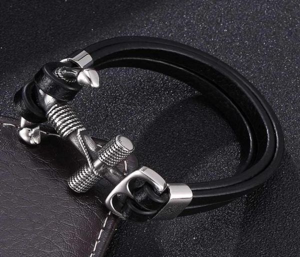 charm bracelets men trendy jewelry stainless steel cross anchor buckle leather bracelet bangles fashion male wrist band st7851467710, Golden;silver
charm bracelets men trendy jewelry stainless steel cross anchor buckle leather bracelet bangles fashion male wrist band st7851467710, Golden;silver