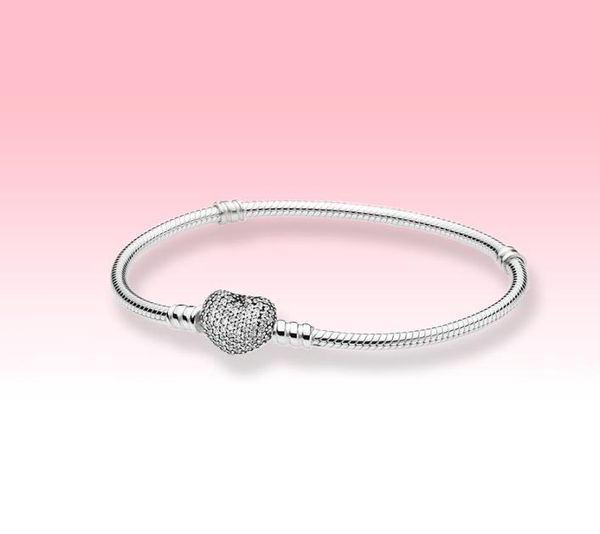 925 sterling silver bracelets diy jewelry for moments sparkling heart clasp chain charms bracelet with original box for women7064105, Golden;silver
925 sterling silver bracelets diy jewelry for moments sparkling heart clasp chain charms bracelet with original box for women7064105, Golden;silver