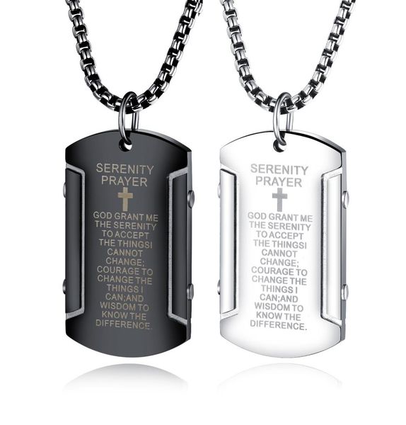 factory selling military necklaces in europe and america retro scripture stainless steel mens jewelry fashion trend cross necklace8648937, Silver
factory selling military necklaces in europe and america retro scripture stainless steel mens jewelry fashion trend cross necklace8648937, Silver