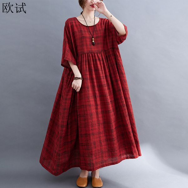 basic casual dresses summer oversized women vintage cotton plaid dress woman loose casual ladies fashion dresses arrival mujer femme dress 2, Black;gray
basic casual dresses summer oversized women vintage cotton plaid dress woman loose casual ladies fashion dresses arrival mujer femme dress 2, Black;gray