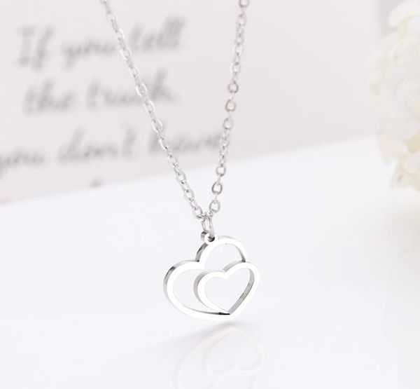 new fashion stainless steel necklace double heart gold and silver color pendant necklace engagement jewelry female036191562
new fashion stainless steel necklace double heart gold and silver color pendant necklace engagement jewelry female036191562