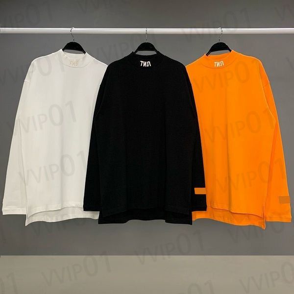 23ss designer trendy heron men's and women's fashion high street bottom t-shirt has long sleeves, Black
23ss designer trendy heron men's and women's fashion high street bottom t-shirt has long sleeves, Black