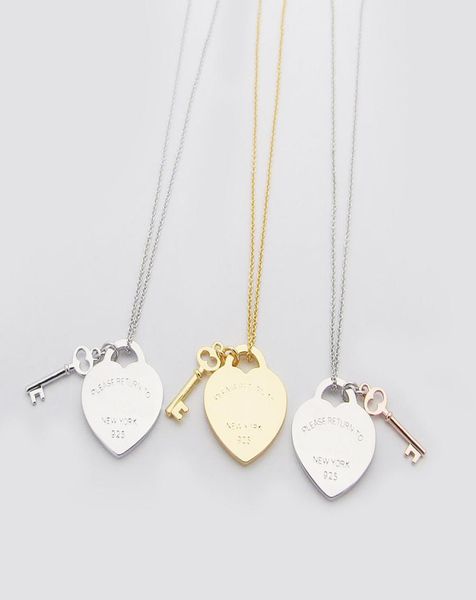 womens love heart pendant necklaces designer jewelry key necklaces for women goldsilverrose with full package of brand as weddin1785381, Silver
womens love heart pendant necklaces designer jewelry key necklaces for women goldsilverrose with full package of brand as weddin1785381, Silver