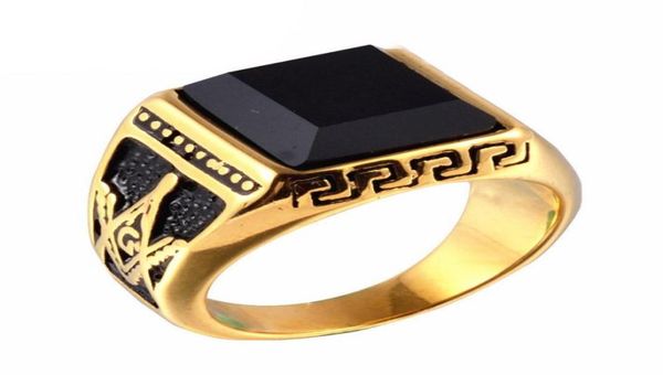 men punk titanium steel ring vintage jewelry carved geometric hipsters onyx stones masonic accessories gold size 8119776318, Silver 
men punk titanium steel ring vintage jewelry carved geometric hipsters onyx stones masonic accessories gold size 8119776318, Silver