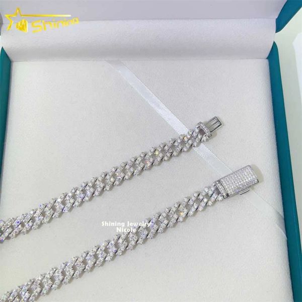 selling men women necklace hip hop 8mm 10mm 13mm gra moissanite 925 silver iced out cuban link chain
selling men women necklace hip hop 8mm 10mm 13mm gra moissanite 925 silver iced out cuban link chain