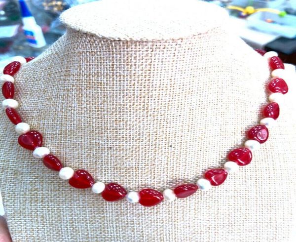 fashion 12mm heart red ruby 67mm white akoya pearl necklace 182024quot aaa2095089, Silver
fashion 12mm heart red ruby 67mm white akoya pearl necklace 182024quot aaa2095089, Silver