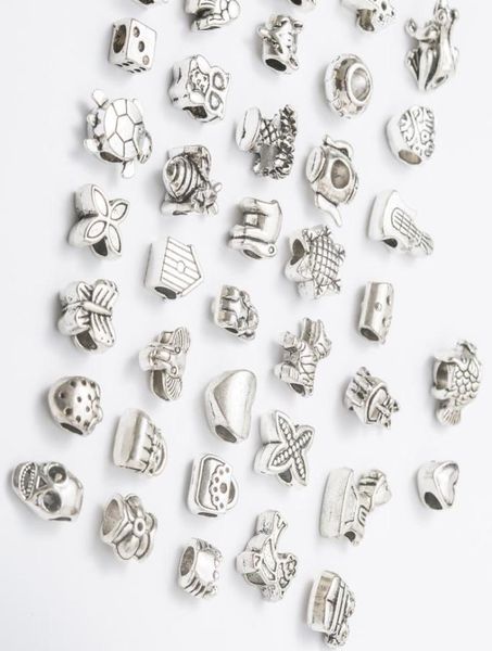 200pcs/lot 40 style big hole loose beads charm for diy jewelry bracelet for european bracelet&necklace5613042, Silver
200pcs/lot 40 style big hole loose beads charm for diy jewelry bracelet for european bracelet&necklace5613042, Silver