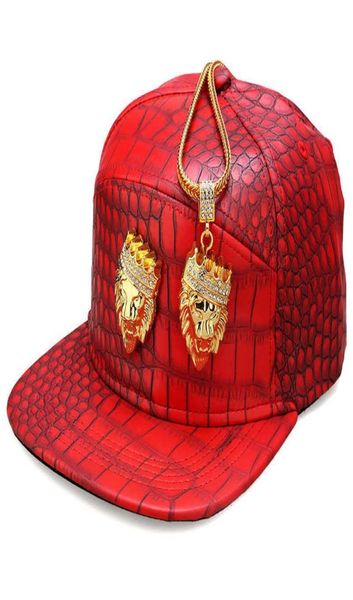 hip hop crown lion head pu leather baseball cap rap 5 panel metal casual belt buckle snapback hats men black red gold q09114324650, Black;white
hip hop crown lion head pu leather baseball cap rap 5 panel metal casual belt buckle snapback hats men black red gold q09114324650, Black;white