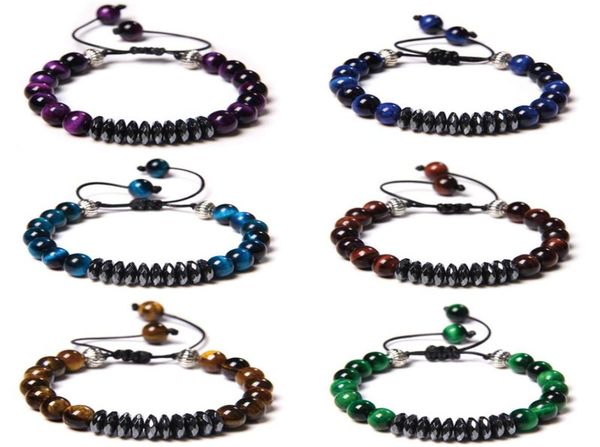 vintage braid bracelets men real chakra tiger eye bangle 8 mm stone beads pulsera handmade women faceted hematite buddha jewlery b6374203, Black
vintage braid bracelets men real chakra tiger eye bangle 8 mm stone beads pulsera handmade women faceted hematite buddha jewlery b6374203, Black