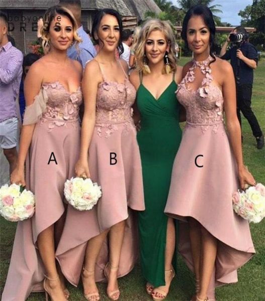 pink high low bridesmaid dresses backless a line sweetheart flora appliques short maid of honor gowns women occasion evening 7626788, White;pink
pink high low bridesmaid dresses backless a line sweetheart flora appliques short maid of honor gowns women occasion evening 7626788, White;pink