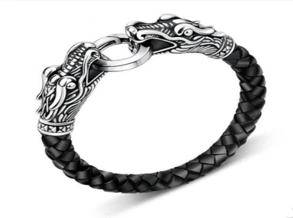 leather tibetan silver men bracelet titanium fashion male vintage accessories parataxis dragon bracelet men jewelry sl09086442114518427, Golden;silver
leather tibetan silver men bracelet titanium fashion male vintage accessories parataxis dragon bracelet men jewelry sl09086442114518427, Golden;silver
