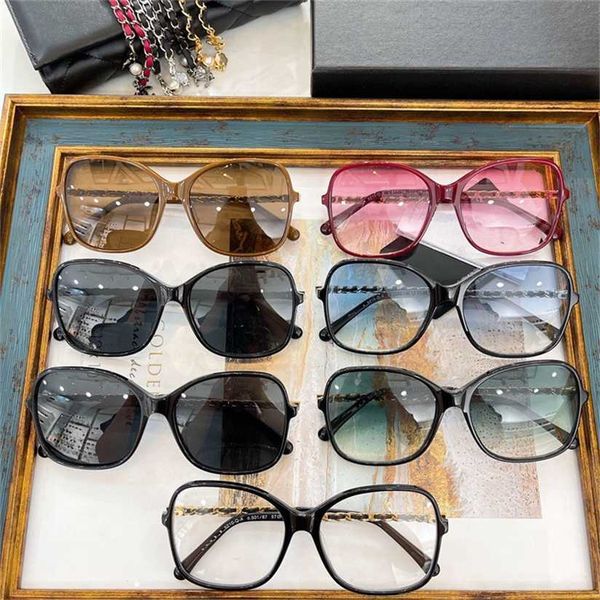 sunglasses 2023 designer 2023 new xiaoxiangjia lamb leather leg sunglasses personality chain fashion big frame sunglasses women ch5210, White;black
sunglasses 2023 designer 2023 new xiaoxiangjia lamb leather leg sunglasses personality chain fashion big frame sunglasses women ch5210, White;black