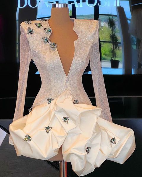 white glitter blazer short prom birthday dresses long sleeve sparkly sequins crystal ruffles skirt mini evening cocktail gown, Black
white glitter blazer short prom birthday dresses long sleeve sparkly sequins crystal ruffles skirt mini evening cocktail gown, Black