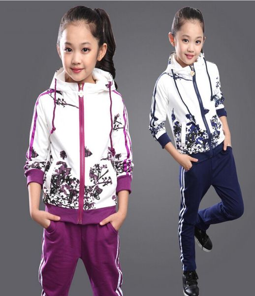 kids girls tracksuits autumn winter children039s girls sports clothes suits age 414 teen floral hoodiespant clothings sets1185162, White
kids girls tracksuits autumn winter children039s girls sports clothes suits age 414 teen floral hoodiespant clothings sets1185162, White