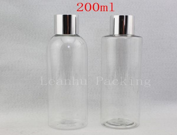 200ml x 30 empty clear cosmetic refillable bottles transparent lotion bottle with silver lidperfume plastic container2212904
200ml x 30 empty clear cosmetic refillable bottles transparent lotion bottle with silver lidperfume plastic container2212904