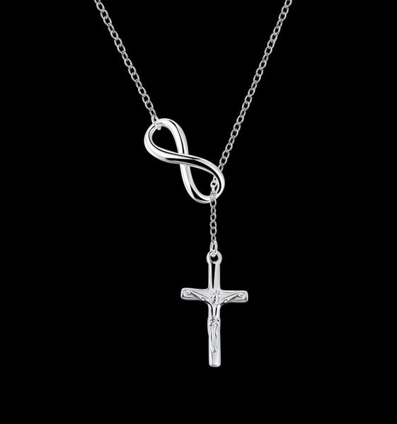 infinite lasso cross necklace lord jesus copper plated silver temperament pendants necklaces women friendship faith collar religio5334812
infinite lasso cross necklace lord jesus copper plated silver temperament pendants necklaces women friendship faith collar religio5334812