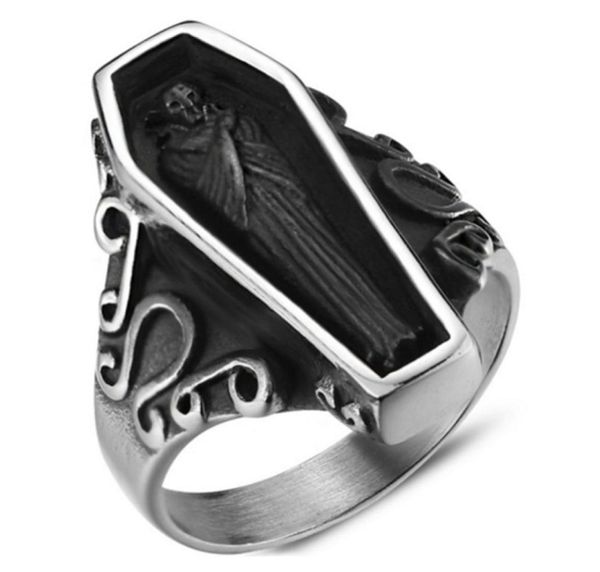 vintage men stainless steel ring portrait vampire coffin ghost gothic punk for male boyfriend gift6004091, Silver
vintage men stainless steel ring portrait vampire coffin ghost gothic punk for male boyfriend gift6004091, Silver