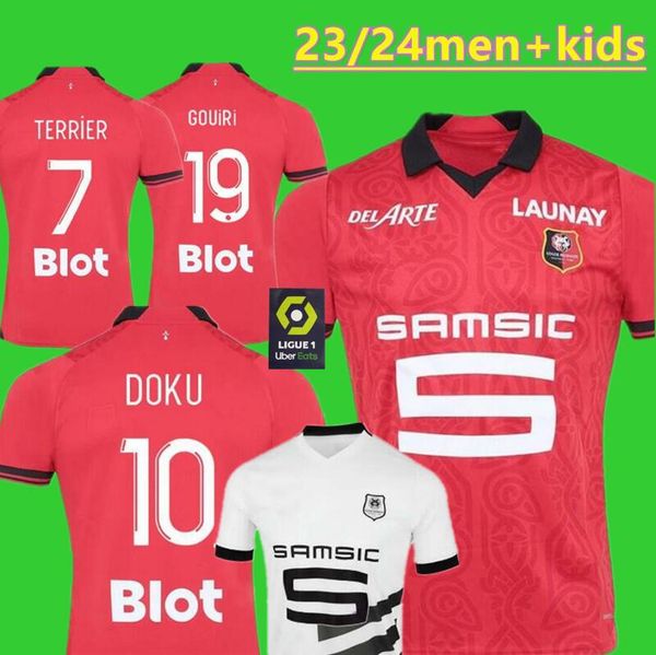 23 24 stade rennais soccer jerseys home rennes maillot de foot 2023 2024 sulemana bourigeaud terrier doku laborde santamaria men kids kit fo, Black;yellow
23 24 stade rennais soccer jerseys home rennes maillot de foot 2023 2024 sulemana bourigeaud terrier doku laborde santamaria men kids kit fo, Black;yellow