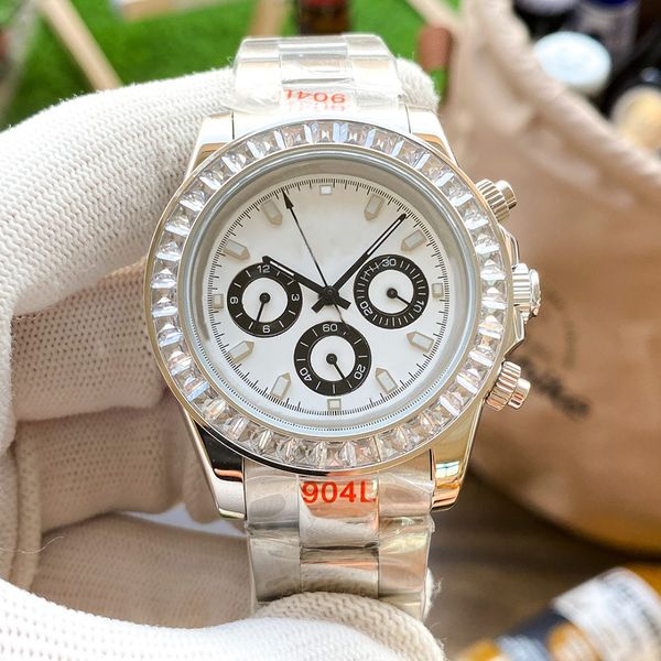 mens watch automatic mechanical watches 40mm case with diamond sapphire women business wristwatches montre de luxe, Slivery;brown
mens watch automatic mechanical watches 40mm case with diamond sapphire women business wristwatches montre de luxe, Slivery;brown