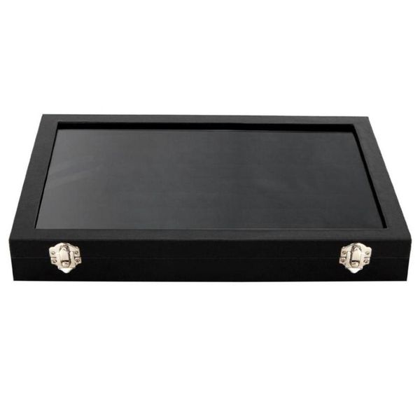 glass lid black 100 slot earring ring jewellery display storage box tray case organizer holder3568297, Black;white
glass lid black 100 slot earring ring jewellery display storage box tray case organizer holder3568297, Black;white