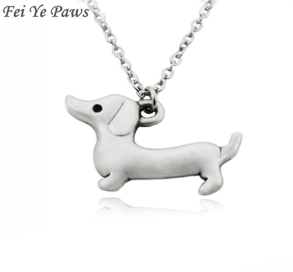 fei ye paws stainless steel long chain happy dachshund sausage dog choker necklace pendant collar animal jewelry for women girl ch9702894, Silver
fei ye paws stainless steel long chain happy dachshund sausage dog choker necklace pendant collar animal jewelry for women girl ch9702894, Silver