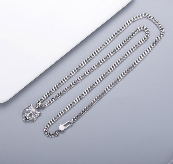 europe america retro men lady women cupronickel silver plated long chain necklace with engraved g initials tiger head pen7130917
europe america retro men lady women cupronickel silver plated long chain necklace with engraved g initials tiger head pen7130917