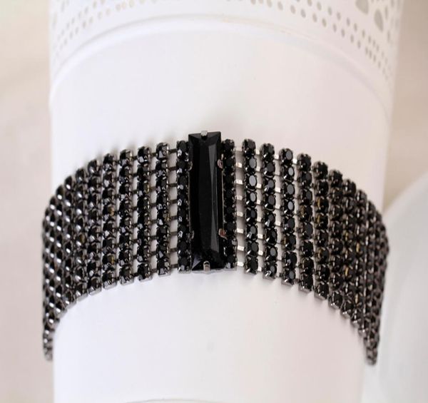 brand designer new sell charming bride wedding crystal jewelry shiny rhinestone wide bracelet for women 2017 whole b0245697814, Black 
brand designer new sell charming bride wedding crystal jewelry shiny rhinestone wide bracelet for women 2017 whole b0245697814, Black