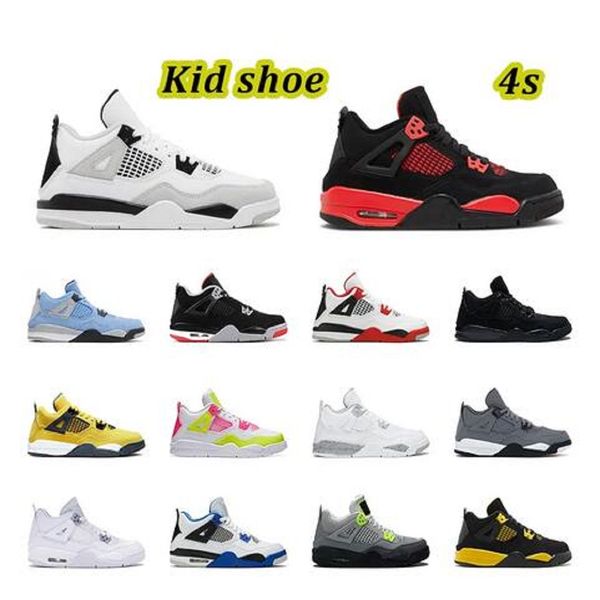 eur25-35 kids 4s jumpman 4 basketball shoes military red thunder black cat white girls boys grade school sneakers youth big trainers toddler
eur25-35 kids 4s jumpman 4 basketball shoes military red thunder black cat white girls boys grade school sneakers youth big trainers toddler
