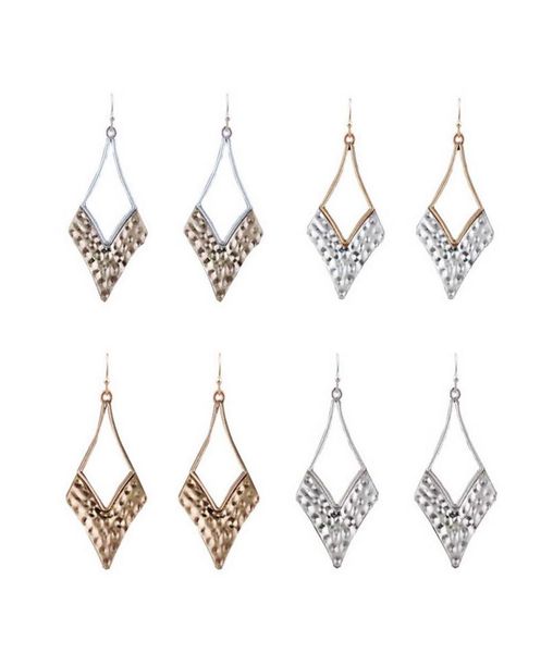 worn silver plating double colored arrowhead hammered matellic alloy dangle drop earrings for women thumped arrowhead metal drop e1211690
worn silver plating double colored arrowhead hammered matellic alloy dangle drop earrings for women thumped arrowhead metal drop e1211690