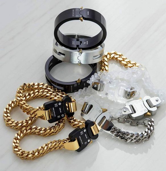 20fw hip hop punk 1017 alyx 9sm rollercoaster track alyx metal lettering buckle street bracelet for men women girls jewelry 2207028832448, Black 
20fw hip hop punk 1017 alyx 9sm rollercoaster track alyx metal lettering buckle street bracelet for men women girls jewelry 2207028832448, Black