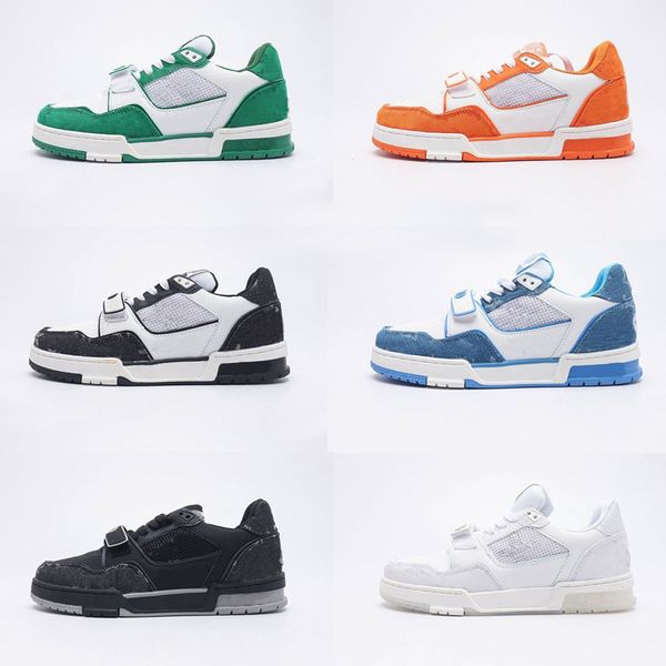 designer flat sneaker virgil trainer casual shoes denim canvas leather abloh white green red blue letter overlays fashion platform men women
designer flat sneaker virgil trainer casual shoes denim canvas leather abloh white green red blue letter overlays fashion platform men women