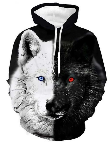 men's hoodie pullover sweatshirt hooded animal color block wolf print daily sports 3d print designer casual big and tall spring fall cl, Black
men's hoodie pullover sweatshirt hooded animal color block wolf print daily sports 3d print designer casual big and tall spring fall cl, Black