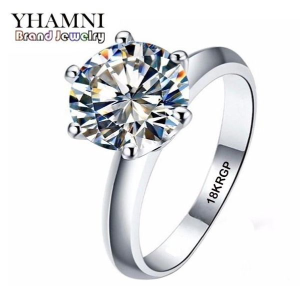 yhamni real pure white gold ring 18krgp stamp rings set 3 carat cz diamond wedding rings for women ring r168865691258080834, Slivery;golden
yhamni real pure white gold ring 18krgp stamp rings set 3 carat cz diamond wedding rings for women ring r168865691258080834, Slivery;golden
