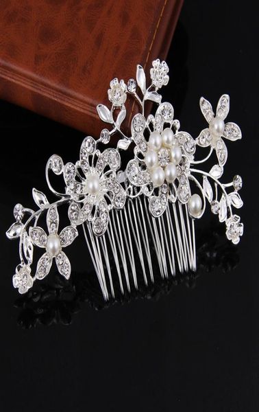 crystal pearl hair comb bridal wedding hair jewelry silver pearl flower tiaras crown women party headpiece hairpins1345340, Slivery;golden
crystal pearl hair comb bridal wedding hair jewelry silver pearl flower tiaras crown women party headpiece hairpins1345340, Slivery;golden