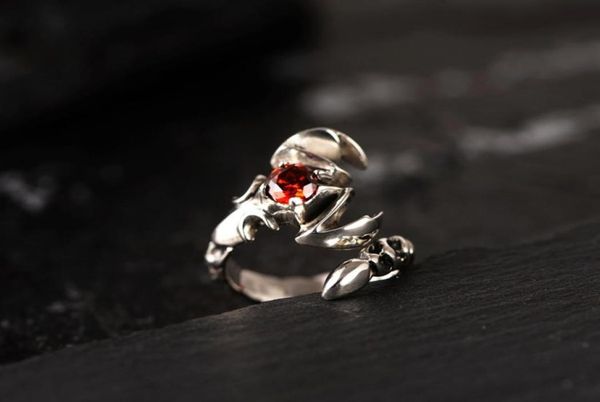 925 sterling silver ornaments retro thai silver personality scorpion king male style ring fashion8960276
925 sterling silver ornaments retro thai silver personality scorpion king male style ring fashion8960276