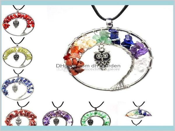 7 chakra quartz natural stone tree of life owl necklace multicolor charms fashion jewelry f8coa necklaces lfjta7786718, Silver
7 chakra quartz natural stone tree of life owl necklace multicolor charms fashion jewelry f8coa necklaces lfjta7786718, Silver