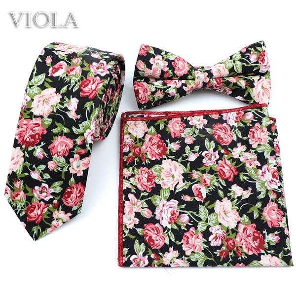 neck tie set floral cotton 6cm necktie sets bowtie pocket square blue pink black men skinny wedding party daily suit cravat gift accessory 2, Black;blue
neck tie set floral cotton 6cm necktie sets bowtie pocket square blue pink black men skinny wedding party daily suit cravat gift accessory 2, Black;blue